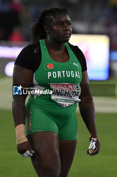 2024-06-07 - Jessica Inchude during Shot Put Women Final European Athletics Championships 2024 at Olympic Stadium, on June 7, 2024 in Rome, Italy. - EUROPEAN ATHLETICS CHAMPIONSHIPS - INTERNATIONALS - ATHLETICS