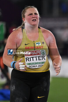 2024-06-07 - Julia Ritter during Shot Put Women Final European Athletics Championships 2024 at Olympic Stadium, on June 7, 2024 in Rome, Italy. - EUROPEAN ATHLETICS CHAMPIONSHIPS - INTERNATIONALS - ATHLETICS