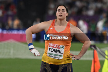 2024-06-07 - Maria Belen Toimil during Shot Put Women Final European Athletics Championships 2024 at Olympic Stadium, on June 7, 2024 in Rome, Italy. - EUROPEAN ATHLETICS CHAMPIONSHIPS - INTERNATIONALS - ATHLETICS