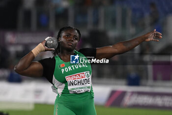 2024-06-07 - Jessica Inchude during Shot Put Women Final European Athletics Championships 2024 at Olympic Stadium, on June 7, 2024 in Rome, Italy. - EUROPEAN ATHLETICS CHAMPIONSHIPS - INTERNATIONALS - ATHLETICS