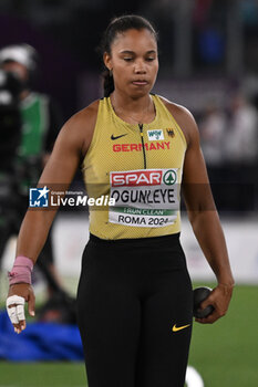 2024-06-07 - Yemisi Ogunleye during Shot Put Women Final European Athletics Championships 2024 at Olympic Stadium, on June 7, 2024 in Rome, Italy. - EUROPEAN ATHLETICS CHAMPIONSHIPS - INTERNATIONALS - ATHLETICS