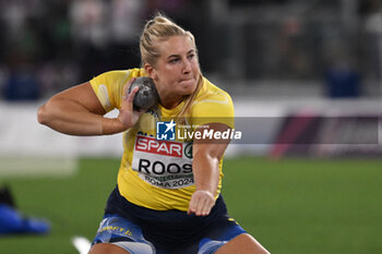 2024-06-07 - Fanny Roos during Shot Put Women Final European Athletics Championships 2024 at Olympic Stadium, on June 7, 2024 in Rome, Italy. - EUROPEAN ATHLETICS CHAMPIONSHIPS - INTERNATIONALS - ATHLETICS