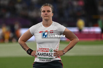 2024-06-07 - Klaudia Kardasz during Shot Put Women Final European Athletics Championships 2024 at Olympic Stadium, on June 7, 2024 in Rome, Italy. - EUROPEAN ATHLETICS CHAMPIONSHIPS - INTERNATIONALS - ATHLETICS