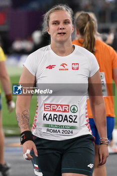 2024-06-07 - Klaudia Kardasz during Shot Put Women Final European Athletics Championships 2024 at Olympic Stadium, on June 7, 2024 in Rome, Italy. - EUROPEAN ATHLETICS CHAMPIONSHIPS - INTERNATIONALS - ATHLETICS