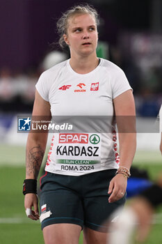 2024-06-07 - Klaudia Kardasz during Shot Put Women Final European Athletics Championships 2024 at Olympic Stadium, on June 7, 2024 in Rome, Italy. - EUROPEAN ATHLETICS CHAMPIONSHIPS - INTERNATIONALS - ATHLETICS