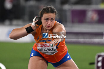 2024-06-07 - Jorinde Van Klinken during Shot Put Women Final European Athletics Championships 2024 at Olympic Stadium, on June 7, 2024 in Rome, Italy. - EUROPEAN ATHLETICS CHAMPIONSHIPS - INTERNATIONALS - ATHLETICS