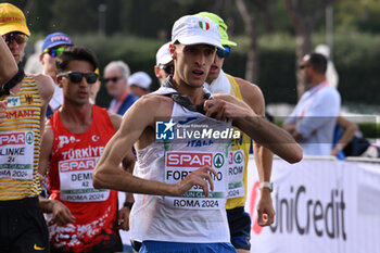 2024-06-08 - Francesco FORTUNATO during European Athletics Championships 2024 at Olympic Stadium, on June 8, 2024 in Rome, Italy. - EUROPEAN ATHLETICS CHAMPIONSHIPS - INTERNATIONALS - ATHLETICS