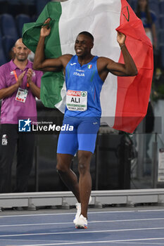 2024-06-08 - Chituru ALI Silver Medal 100m Men during European Athletics Championships 2024 at Olympic Stadium, on June 8, 2024 in Rome, Italy. - EUROPEAN ATHLETICS CHAMPIONSHIPS - INTERNATIONALS - ATHLETICS