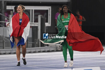 2024-06-08 - Sandra ELKASEVIĆ and Liliana CA during European Athletics Championships 2024 at Olympic Stadium, on June 8, 2024 in Rome, Italy. - EUROPEAN ATHLETICS CHAMPIONSHIPS - INTERNATIONALS - ATHLETICS