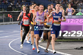 2024-06-08 - Jakob INGEBRIGTSEN Gold Medal 5000m Men during European Athletics Championships 2024 at Olympic Stadium, on June 8, 2024 in Rome, Italy. - EUROPEAN ATHLETICS CHAMPIONSHIPS - INTERNATIONALS - ATHLETICS