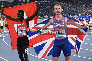 2024-06-08 - George MILLS Silver Medal 5000m Men during European Athletics Championships 2024 at Olympic Stadium, on June 8, 2024 in Rome, Italy. - EUROPEAN ATHLETICS CHAMPIONSHIPS - INTERNATIONALS - ATHLETICS