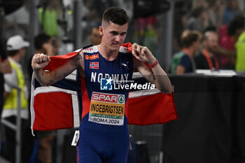 2024-06-08 - Jakob INGEBRIGTSEN Gold Medal 5000m Men during European Athletics Championships 2024 at Olympic Stadium, on June 8, 2024 in Rome, Italy. - EUROPEAN ATHLETICS CHAMPIONSHIPS - INTERNATIONALS - ATHLETICS