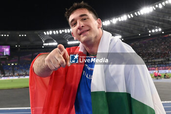 2024-06-08 - Leonardo FABBRI Gold Medal Shot Put Men during European Athletics Championships 2024 at Olympic Stadium, on June 8, 2024 in Rome, Italy. - EUROPEAN ATHLETICS CHAMPIONSHIPS - INTERNATIONALS - ATHLETICS