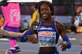 2024-06-08 - Cyrena SAMBA-MAYELA during European Athletics Championships 2024 at Olympic Stadium, on June 8, 2024 in Rome, Italy. - EUROPEAN ATHLETICS CHAMPIONSHIPS - INTERNATIONALS - ATHLETICS