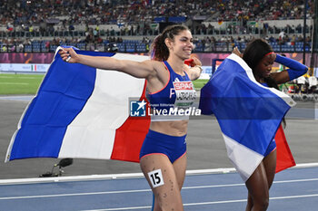 2024-06-08 - Cyrena SAMBA-MAYELA and Auriana LAZRAQ-KHLASS during European Athletics Championships 2024 at Olympic Stadium, on June 8, 2024 in Rome, Italy. - EUROPEAN ATHLETICS CHAMPIONSHIPS - INTERNATIONALS - ATHLETICS