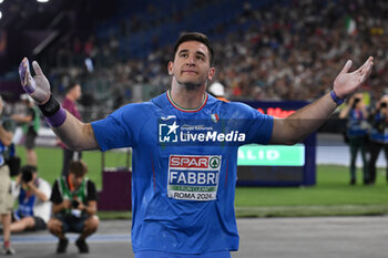 2024-06-08 - Leonardo FABBRI during European Athletics Championships 2024 at Olympic Stadium, on June 8, 2024 in Rome, Italy. - EUROPEAN ATHLETICS CHAMPIONSHIPS - INTERNATIONALS - ATHLETICS