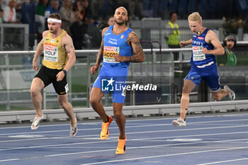 2024-06-08 - Marcell JACOBS during European Athletics Championships 2024 at Olympic Stadium, on June 8, 2024 in Rome, Italy. - EUROPEAN ATHLETICS CHAMPIONSHIPS - INTERNATIONALS - ATHLETICS