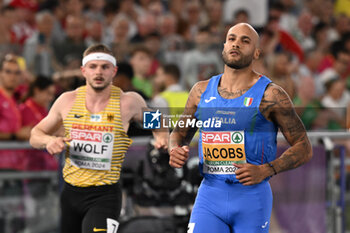 2024-06-08 - Marcell JACOBS during European Athletics Championships 2024 at Olympic Stadium, on June 8, 2024 in Rome, Italy. - EUROPEAN ATHLETICS CHAMPIONSHIPS - INTERNATIONALS - ATHLETICS