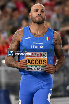 2024-06-08 - Marcell JACOBS during European Athletics Championships 2024 at Olympic Stadium, on June 8, 2024 in Rome, Italy. - EUROPEAN ATHLETICS CHAMPIONSHIPS - INTERNATIONALS - ATHLETICS