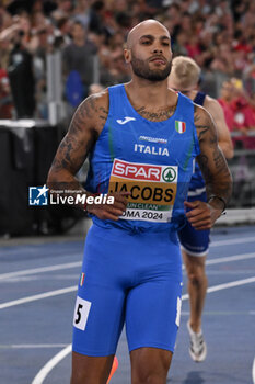 2024-06-08 - Marcell JACOBS during European Athletics Championships 2024 at Olympic Stadium, on June 8, 2024 in Rome, Italy. - EUROPEAN ATHLETICS CHAMPIONSHIPS - INTERNATIONALS - ATHLETICS