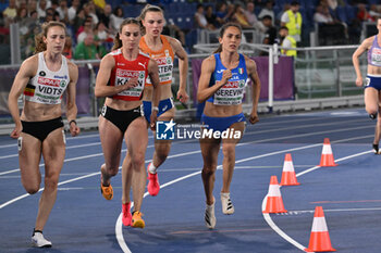 2024-06-08 - Noor VIDTS and Sveva GEREVINI during European Athletics Championships 2024 at Olympic Stadium, on June 8, 2024 in Rome, Italy. - EUROPEAN ATHLETICS CHAMPIONSHIPS - INTERNATIONALS - ATHLETICS