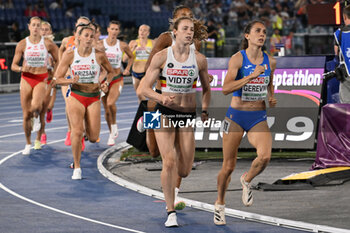 2024-06-08 - Noor VIDTS and Sveva GEREVINI during European Athletics Championships 2024 at Olympic Stadium, on June 8, 2024 in Rome, Italy. - EUROPEAN ATHLETICS CHAMPIONSHIPS - INTERNATIONALS - ATHLETICS