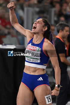 2024-06-08 - Auriana LAZRAQ-KHLASS Silver Medal Heptathlon during European Athletics Championships 2024 at Olympic Stadium, on June 8, 2024 in Rome, Italy. - EUROPEAN ATHLETICS CHAMPIONSHIPS - INTERNATIONALS - ATHLETICS