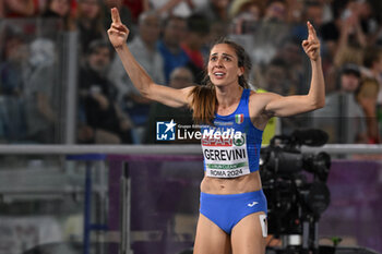 2024-06-08 - Sveva GEREVINI during European Athletics Championships 2024 at Olympic Stadium, on June 8, 2024 in Rome, Italy. - EUROPEAN ATHLETICS CHAMPIONSHIPS - INTERNATIONALS - ATHLETICS