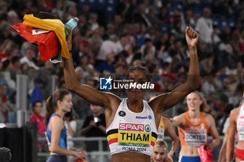 2024-06-08 - Nafissatou THIAM Gold Medal Heptathlon during European Athletics Championships 2024 at Olympic Stadium, on June 8, 2024 in Rome, Italy. - EUROPEAN ATHLETICS CHAMPIONSHIPS - INTERNATIONALS - ATHLETICS