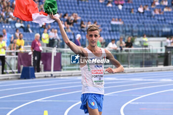 2024-06-08 - Francesco FORTUNATO Bronze Medal 20km Race Walk during European Athletics Championships 2024 at Olympic Stadium, on June 8, 2024 in Rome, Italy. - EUROPEAN ATHLETICS CHAMPIONSHIPS - INTERNATIONALS - ATHLETICS