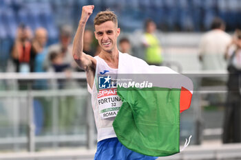 2024-06-08 - Francesco FORTUNATO Bronze Medal 20km Race Walk during European Athletics Championships 2024 at Olympic Stadium, on June 8, 2024 in Rome, Italy. - EUROPEAN ATHLETICS CHAMPIONSHIPS - INTERNATIONALS - ATHLETICS