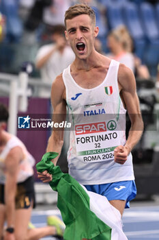 2024-06-08 - Francesco FORTUNATO Bronze Medal 20km Race Walk during European Athletics Championships 2024 at Olympic Stadium, on June 8, 2024 in Rome, Italy. - EUROPEAN ATHLETICS CHAMPIONSHIPS - INTERNATIONALS - ATHLETICS