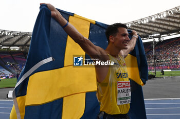 2024-06-08 - Perseus KARLSTROM Gold Medal 20km Race Walk during European Athletics Championships 2024 at Olympic Stadium, on June 8, 2024 in Rome, Italy. - EUROPEAN ATHLETICS CHAMPIONSHIPS - INTERNATIONALS - ATHLETICS