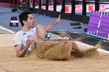 2024-06-08 - Miltiadis TENTOGLOU Gold Medal Long Jump Men during European Athletics Championships 2024 at Olympic Stadium, on June 8, 2024 in Rome, Italy. - EUROPEAN ATHLETICS CHAMPIONSHIPS - INTERNATIONALS - ATHLETICS