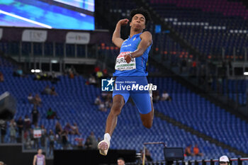 2024-06-08 - Mattia FURLANI Silver Medal Long Jump Men during European Athletics Championships 2024 at Olympic Stadium, on June 8, 2024 in Rome, Italy. - EUROPEAN ATHLETICS CHAMPIONSHIPS - INTERNATIONALS - ATHLETICS