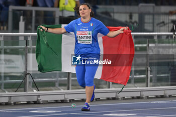 2024-06-10 - Sara FANTINI Gold Medal Hammer Throw Women during European Athletics Championships 2024 at Olympic Stadium, on June 10, 2024 in Rome, Italy. - EUROPEAN ATHLETICS CHAMPIONSHIPS - INTERNATIONALS - ATHLETICS