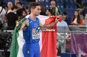 2024-06-10 - Filippo TORTU Silver Medal 200m Men during European Athletics Championships 2024 at Olympic Stadium, on June 10, 2024 in Rome, Italy. - EUROPEAN ATHLETICS CHAMPIONSHIPS - INTERNATIONALS - ATHLETICS