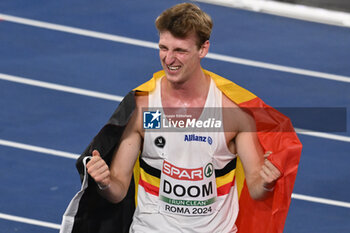 2024-06-10 - Alexander DOOM Gold Medal 400m Man during European Athletics Championships 2024 at Olympic Stadium, on June 10, 2024 in Rome, Italy. - EUROPEAN ATHLETICS CHAMPIONSHIPS - INTERNATIONALS - ATHLETICS