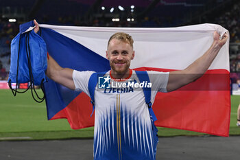 2024-06-12 - Jakub VADLEJCH Gold Medal Javelin Throw Men during European Athletics Championships 2024 at Olympic Stadium, on June 12, 2024 in Rome, Italy. - EUROPEAN ATHLETICS CHAMPIONSHIPS - INTERNATIONALS - ATHLETICS