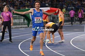 2024-06-12 - Edoardo SCOTTI Silver Medal 4 x 400m Relay Men during European Athletics Championships 2024 at Olympic Stadium, on June 12, 2024 in Rome, Italy. - EUROPEAN ATHLETICS CHAMPIONSHIPS - INTERNATIONALS - ATHLETICS