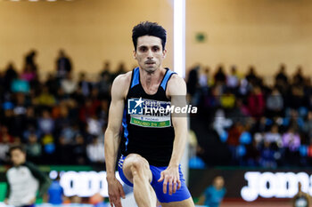 2024-02-23 - DIMITRIS TSIAMIS (GRE) competes the Triple Jump Men Final during the World Athletics Indoor Tour Gold Madrid 24 on February 23, 2024 at Polideportivo Gallur in Madrid, Spain - ATHLETICS - WORLD INDOOR TOUR GOLD - MADRID 2024 - INTERNATIONALS - ATHLETICS