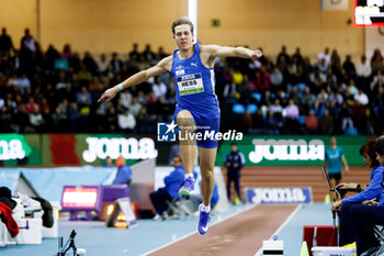 23/02/2024 - MAX HESS (GER) competes the Triple Jump Men Final during the World Athletics Indoor Tour Gold Madrid 24 on February 23, 2024 at Polideportivo Gallur in Madrid, Spain - ATHLETICS - WORLD INDOOR TOUR GOLD - MADRID 2024 - INTERNAZIONALI - ATLETICA
