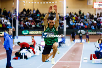 23/02/2024 - PABLO TORRIJOS NAVARRO (ESP) competes the Triple Jump Men Final during the World Athletics Indoor Tour Gold Madrid 24 on February 23, 2024 at Polideportivo Gallur in Madrid, Spain - ATHLETICS - WORLD INDOOR TOUR GOLD - MADRID 2024 - INTERNAZIONALI - ATLETICA