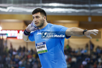 23/02/2024 - LEONARDO FABBRI (ITA) competes the Shot Put Men Final during the World Athletics Indoor Tour Gold Madrid 24 on February 23, 2024 at Polideportivo Gallur in Madrid, Spain - ATHLETICS - WORLD INDOOR TOUR GOLD - MADRID 2024 - INTERNAZIONALI - ATLETICA