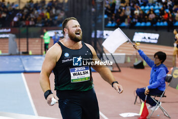 23/02/2024 - TOM WALSH (NZL) competes the Shot Put Men Final during the World Athletics Indoor Tour Gold Madrid 24 on February 23, 2024 at Polideportivo Gallur in Madrid, Spain - ATHLETICS - WORLD INDOOR TOUR GOLD - MADRID 2024 - INTERNAZIONALI - ATLETICA