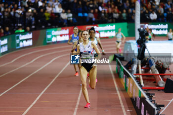 23/02/2024 - LUDOVICA CAVALLI (ITA) competes the 1500m Women Final during the World Athletics Indoor Tour Gold Madrid 24 on February 23, 2024 at Polideportivo Gallur in Madrid, Spain - ATHLETICS - WORLD INDOOR TOUR GOLD - MADRID 2024 - INTERNAZIONALI - ATLETICA