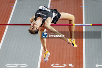 03/03/2024 - Hamish Kerr (NZL) Gold medal, High Jump Men during the 2024 World Athletics Indoor Championships on 3 March 2024 at Commonwealth Arena in Glasgow, Scotland - ATHLETICS - WORLD ATHLETICS INDOOR CHAMPIONSHIPS 2024 - INTERNAZIONALI - ATLETICA
