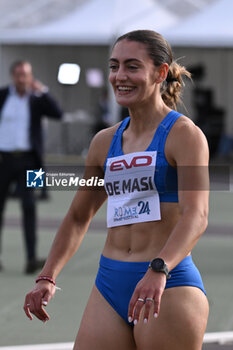 18/05/2024 - Arianna De Masi during the Sprint Festival Rome 2024 on 18 May 2024 at the Stadio dei Marmi Pietro Mennea, in Rome, Italy. - SPRINT FESTIVAL ROME 24 - INTERNAZIONALI - ATLETICA