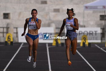 18/05/2024 - Arianna De Masi and Shania Collins during the Sprint Festival Rome 2024 on 18 May 2024 at the Stadio dei Marmi Pietro Mennea, in Rome, Italy. - SPRINT FESTIVAL ROME 24 - INTERNAZIONALI - ATLETICA