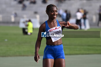 18/05/2024 - Zaymab Dosso during the Sprint Festival Rome 2024 on 18 May 2024 at the Stadio dei Marmi Pietro Mennea, in Rome, Italy. - SPRINT FESTIVAL ROME 24 - INTERNAZIONALI - ATLETICA